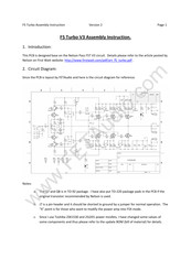 FirstWatt F5 Turbo V3 Assembly Instruction Manual