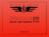CICOGNANI ENGINEERING SPECIALE DD 1959 User Manual