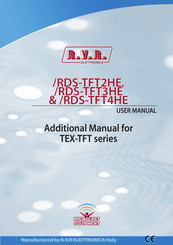 R.V.R. Elettronica RDS-TFT3HE User Manual