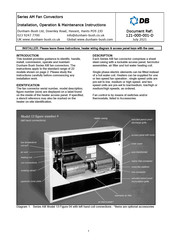 dB AM Series Installation, Operation & Maintenance Instructions Manual