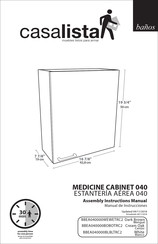 Casalista BBEA040000BLBLTRC2 Assembly & Instruction Manual
