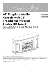 Greentouch HOME 1368KDI-28-267 Assembly / Care & Use Instructions