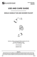 Glacier bay 873W-2016 Use And Care Manual