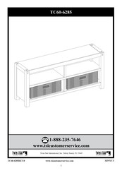 Twin-Star International TC60-6285 Assembly Instructions Manual