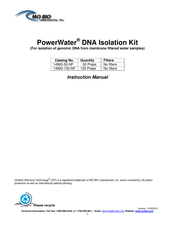 MO BIO Laboratories 14900-50-NF Instruction Manual