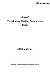 Huazheng Electric Manufacturing HZ-600C User Manual