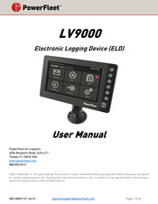 PowerFleet LV9000 User Manual