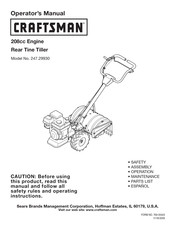 Craftsman 247.29930 Operator's Manual