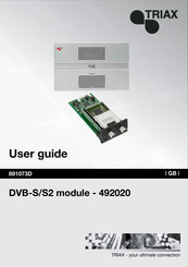 Triax DVB-S2 User Manual