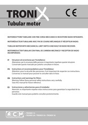 ACM TRONIX 50 Instructions And Warnings For Fitters