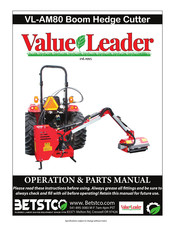 Value Leader VL-AM80 Operations & Parts Manual