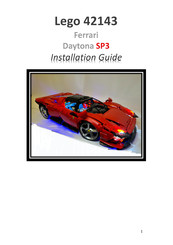 Glow Bricks Lego Ferrari Daytona SP3 42143 Instruction Manual