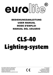 EuroLite CLS-40 User Manual