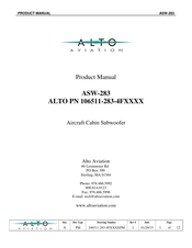Alto Aviation ASW-283 Product Manual