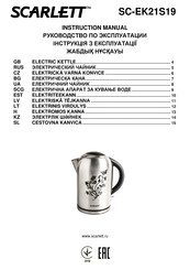 Scarlett SC-EK21S19 Instruction Manual