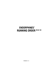 Endorphines Running order 3U Manual