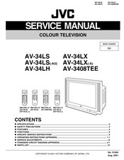 JVC AV-34LS-AU Service Manual