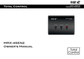URC Total Control MRX-4SEN2 Owner's Manual