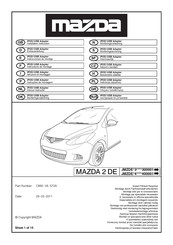 Mazda C860-V6-572A Installation Instructions Manual