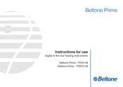 Beltone Prime PR05-M Instructions For Use Manual