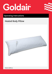 Goldair GHBP100 Operating Instructions Manual