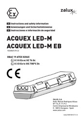 zalux ACQUEX LED-M EB Instructions And Safety Information