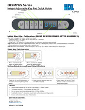 HDL Olympus OLY-E1-2LEG Assembly Instruction Manual