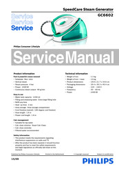 Philips GC6602 Service Manual