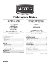 Maytag Performance MGDE300VF1 Use & Care Manual