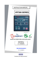 TECSYSTEM VRT300-U Series Instruction Manual