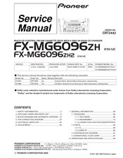 Pioneer FX-MG6096ZH Service Manual