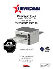 Omcan 48387 Instruction Manual