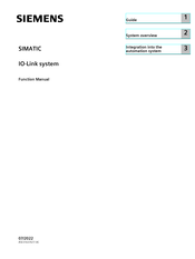 Siemens SIMATIC IO-Link system Function Manual