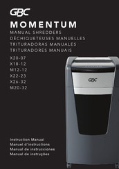GBC MOMENTUM Instruction Manual