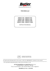 Butler NAV41.13EI Instruction Manual
