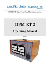Pacific Data Systems DPM-RT-2 Operating Manual