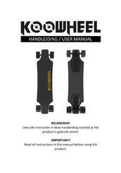 Koowheel ESR 550 Street User Manual