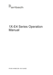 Aritech 1X-E4 Series Operation Manual