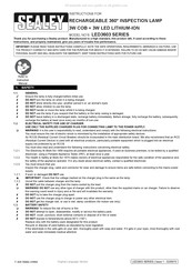 Sealey LED3603 Series Instructions