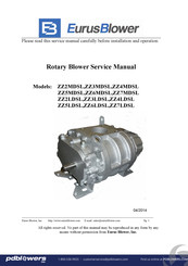 EURUSBLOWER ZZ4LDSL Service Manual