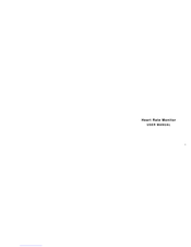 Fitcare HRM812 User Manual