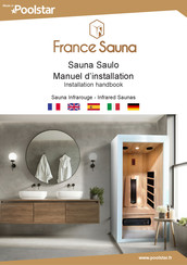 poolstar France Sauna Saulo Installation Handbook