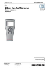 Exhausto EXcon Original Instructions Manual