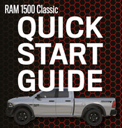 FCA US RAM 1500 Classic 2021 Quick Start Manual