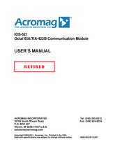 Acromag IOS-521 Series User Manual