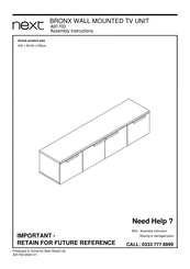 Next BRONX A91703 Assembly Instructions Manual