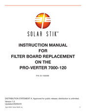 Solar Stik PRO-VERTER 7000-120 Instruction Manual