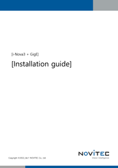 Novitec i-Nova3 Series Installation Manual