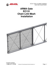 ARMA EC131 Quick Start Manual