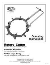 REED Rotary Cutter 03550 Operating Instructions Manual